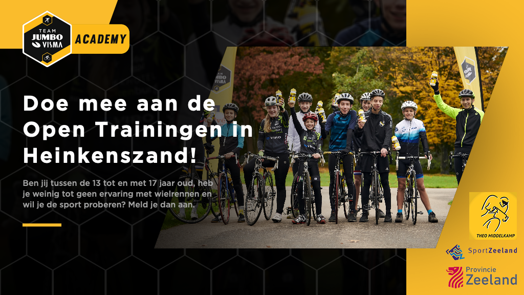 TEAM JUMBO-VISMA ACADEMY ORGANISEERT OPEN TRAININGEN BIJ JOU IN DE BUURT
