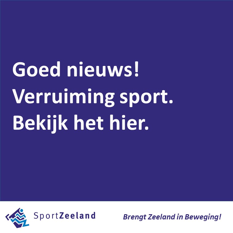 UPDATE COVID-19 EN SPORT: VERRUIMING MAATREGELEN SPORT