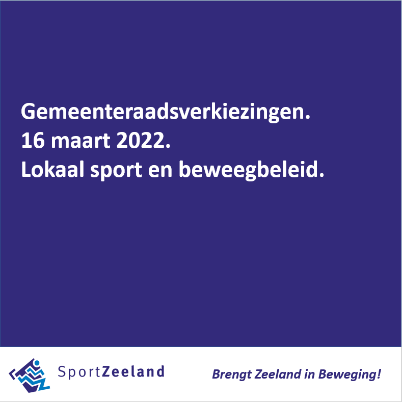 Sport en bewegen belangrijk voor een gezonde en energieke gemeente