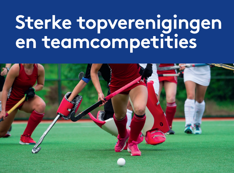 Faciliteer sterke teamsportclubs voor een sterke gemeente